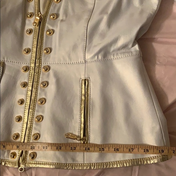 Gizia size 42 Lather coat - Picture 15 of 16